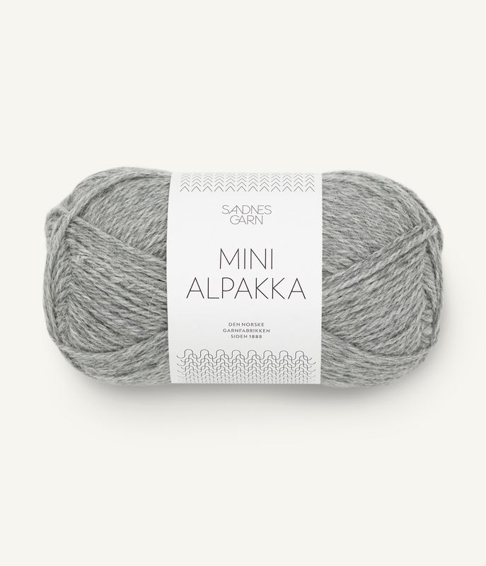 Mini Alpakka 1042 Grey Melange